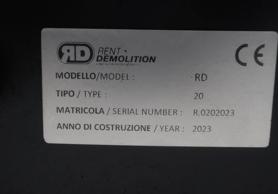 Makaze za rušenje Rent Demolition RD20 Hydr Rotation Pulverizer Shear 21~28T NEW: slika 10