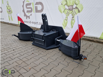 Kontra teg za Traktor novi SID AGRIBUMPER / FRONTGEWICHT Frontbalast Stahlgewicht 430 KG: slika 5
