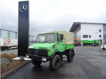 Mercedes-Benz Unimog U 427/U 1400 4x4 Pritsche/Plane 3 Sitzer  - Dostavno vozilo sa ceradom