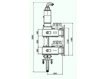 Veliki kamon za bušenje ABI ABI VDW 3525 double rotary head drill drilling rig dual auger cfa ccfa dsm fdp: slika 4