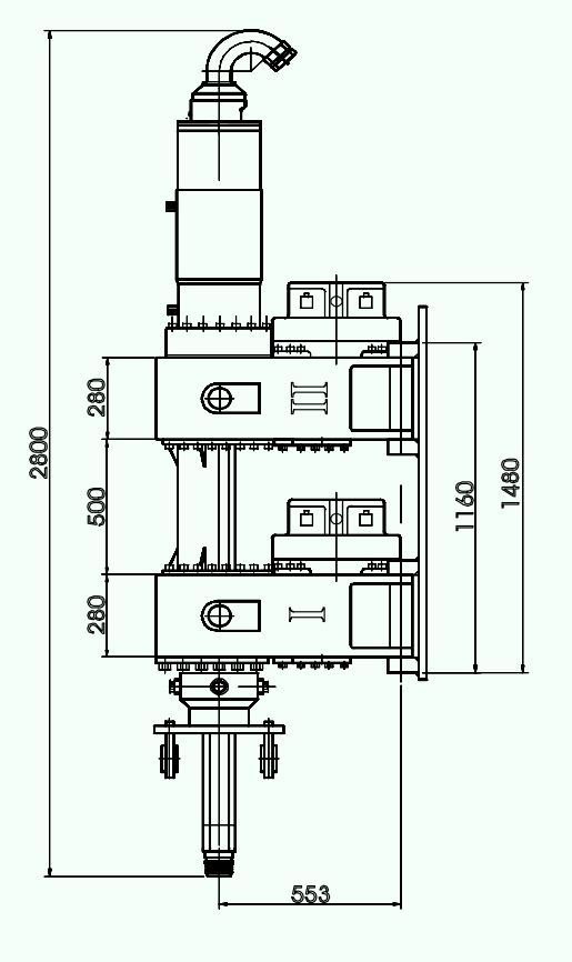 Veliki kamon za bušenje ABI ABI VDW 3525 double rotary head drill drilling rig dual auger cfa ccfa dsm fdp: slika 4