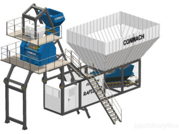 Fabrika betona novi CONMACH RapidKing-60 Compact Concrete Batching Plant - 55 m3/h: slika 1
