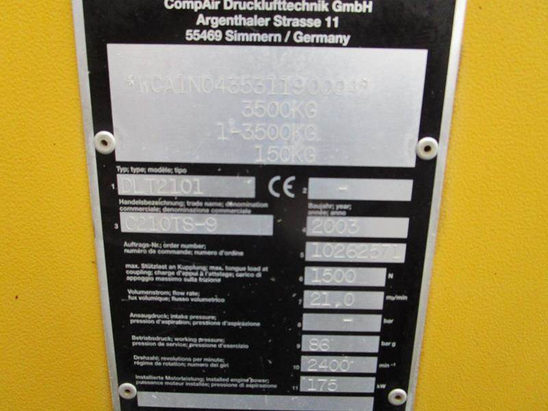 Kompresor za vazduh Compair C 210 TS - 9 - N: slika 14