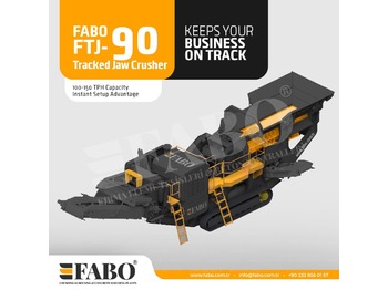 Mobilna drobilica novi FABO FTJ-90 Tracked Jaw Crusher: slika 1