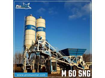 PROMAXSTAR Mobile Concrete Batching Plant PROMAX M60-SNG(60m³/h) - Fabrika betona