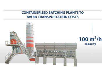 SEMIX SEMIX Compact Concrete Batching Plant 100 m³/h Containerised - Fabrika betona