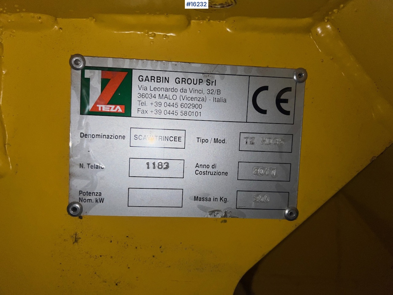 Rovokopač Garbin TZ HD35: slika 12