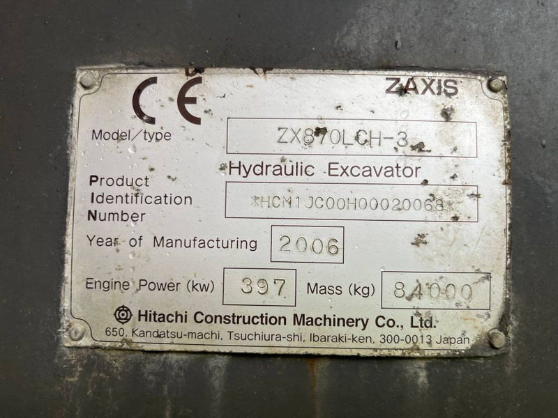 Bager guseničar Hitachi ZX 870 LC H-3: slika 5