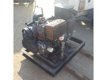  LOT # 2966 -- Lister Petter 10KvA Skid Mounted Generator (Spares) - Set generatora