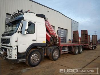Kamion sa tovarnim sandukom za prevoz teških mašina 2011 Volvo FM500: slika 1