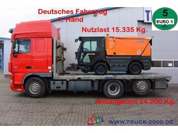 Kamion za prevoz automobila DAF XF105.460 Spezial Baumaschinen Trecker: slika 1
