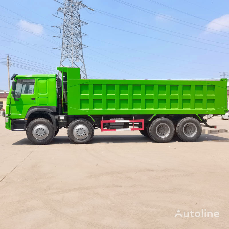 Istovarivač HOWO 8x4 drive 12 wheeled dumper green color: slika 3