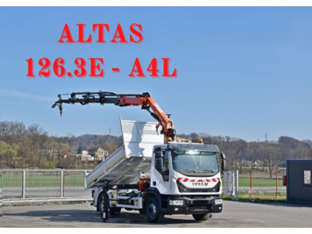 IVECO Eurocargo 160-250 *KIPPER 3,90m + ATLAS 126.3E - A4L + FUNK - Istovarivač, Kamion sa dizalicom: slika 1