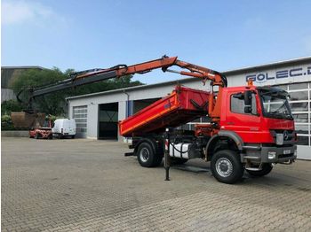 Istovarivač Mercedes-Benz AXOR 1829 4x4 Kipper Kran Atlas 105.2
