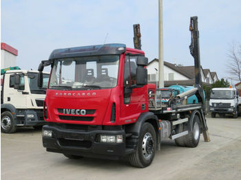 Kamion za utovaranje kontejnera Iveco EuroCargo ML 180E25K Absetzkipper Deutsch, 1Hd.: slika 1