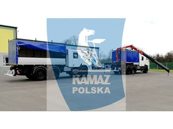 KAMAZ 6x6 SERVICE CAR - Kamion sa ceradom