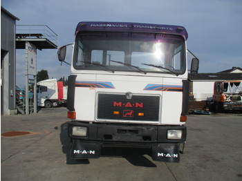 MAN 26.321 (BIG AXLE / STEEL SUSPENSION) - Kamion sa golom šasijom i zatvorenom kabinom