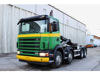 SCANIA 124.420 8x4 Euro3 Retarder - Kamion sa hidrauličnom kukom