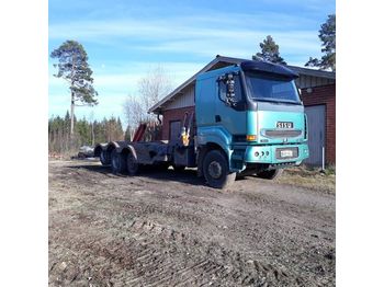 SISU E12 480 8x2 metsäkoneritilä - Kamion za prevoz automobila