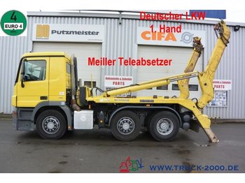 Kamion za utovaranje kontejnera Mercedes-Benz Actros 2841 Meiller Tele 3 Fanghaken AHK Klima