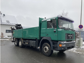 Kamion sa tovarnim sandukom, Kamion sa dizalicom MAN F2000 27.414 Kran HIAB 330-5 6x4 Blatt/Blatt [ Copy ]: slika 1