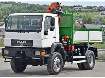 Istovarivač, Kamion sa dizalicom MAN LE 18.280 Kipper 3,70 m + PK 9501 /4x4: slika 4