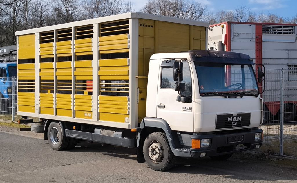 Kamion za prevoz stoke MAN L 2000  12.224 mit KABA Doppelstock Vollalu: slika 3