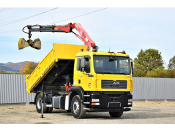 Istovarivač, Kamion sa dizalicom MAN TGA 18.310 Kipper 4,20m/Bordmatic +HMF111 K2: slika 1