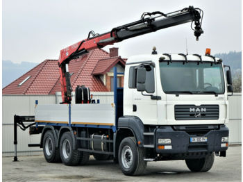 Kamion sa tovarnim sandukom MAN TGA 26.350 Pritshe 5,70m+Kran*6x4Top Zustand!!: slika 1