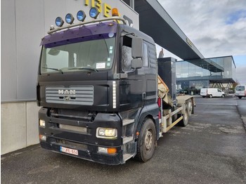 Kamion sa hidrauličnom kukom, Kamion sa dizalicom MAN TGA containersysteem + Atlas Terex 190.2E: slika 1