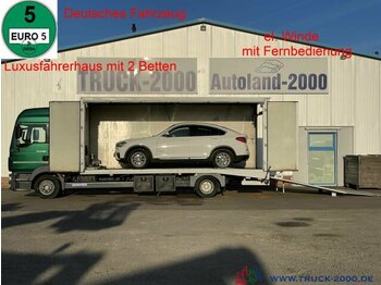 Kamion za prevoz automobila MAN TGL 9.220 geschlossen + extralange Rampen Klima: slika 1
