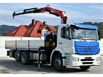 Kamion sa tovarnim sandukom, Kamion sa dizalicom Mercedes-Benz ACTROS Pritsche 6,50m + Kran Topzustand!: slika 1