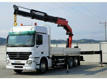 Kamion sa tovarnim sandukom Mercedes-Benz Actros 2541 Pritsche 6,00m + KRAN PK44002!: slika 1