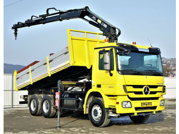 Istovarivač, Kamion sa dizalicom Mercedes-Benz Actros 2641 Kipper 5,90m+ Kran/FUNK*6x4*: slika 1