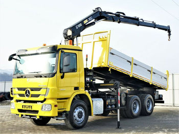 Istovarivač, Kamion sa dizalicom Mercedes-Benz Actros 2641 Kipper 5,90m+ Kran/FUNK*6x4*: slika 1