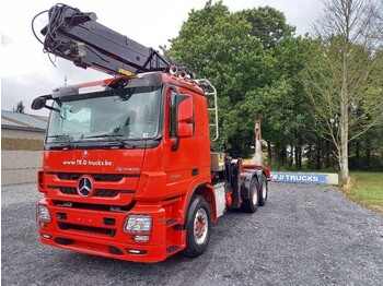 Šticar, Kamion sa dizalicom Mercedes-Benz Actros 3360 GRUMIER-steel suspension-alcoa: slika 1