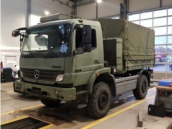 Kamion sa ceradom Mercedes-Benz Atego 1018 A 4x4 Allrad Single Bereifung Klima: slika 1