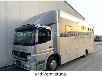 Kamion za prevoz stoke Mercedes-Benz Atego 1223 Schlafkabine/ 4 Pferde/neuer TÜV: slika 1
