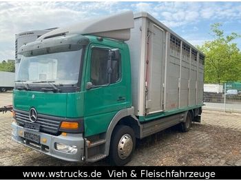 Kamion za prevoz stoke Mercedes-Benz Atego 1228 L KABA Doppelstock Vollalu: slika 1