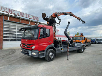 Kamion sa hidrauličnom kukom, Kamion sa dizalicom Mercedes-Benz Atego 1529 L Abrollkipper mit Kran: slika 1