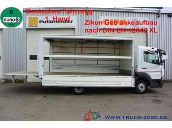 Kamion za prevoz boca Mercedes-Benz Atego 816 Automatikrollo LBW 1.5 t DIN EN12642XL: slika 1