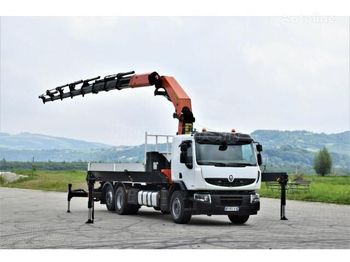 Istovarivač, Kamion sa dizalicom RENAULT Premium 430 DXI 6x2 Darus: slika 1