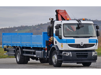 Kamion sa dizalicom, Kamion sa tovarnim sandukom Renault Premium 320 DXI* FASSI F130AC.23 * FUNK * TOP: slika 3