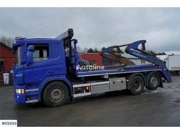 Kamion za prevoz kontejnera/ Kamion sa promenjivim sandukom SCANIA P410 6x2 LIFT DUMPER TRUCK EURO 6: slika 1