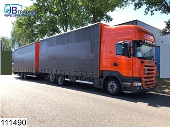 Kamion sa ceradom Scania R 380 6x2, Retarder, Airco, 3 Pedals, Combi, Jumbo, Mega, Through-loading system: slika 1