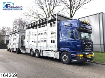 Kamion za prevoz stoke Scania R 620 6x2, EURO 5, Animal transport, 3 layers, Manual, Retarder, Airco, Standairco, Combi: slika 1