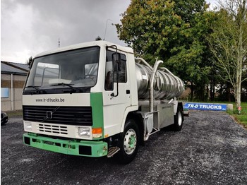 Kamion cisterna za prevoz mleka Volvo FL 7 230hp-manual pump-full steel-tank in stainless steel: slika 1