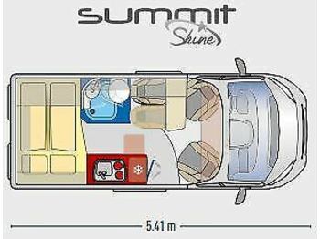 Kamp kombi novi Globecar H-LINE SUMMIT 540 SHINE FIAT AUTOMATIK: slika 1