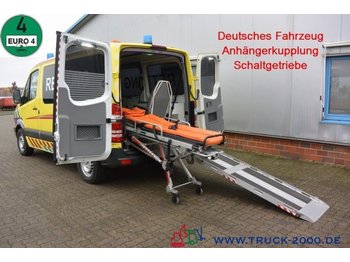 Vozilo hitne pomoći Mercedes-Benz Sprinter 315 CDI RTW Trage Rollstuhl Rampe AHK: slika 1