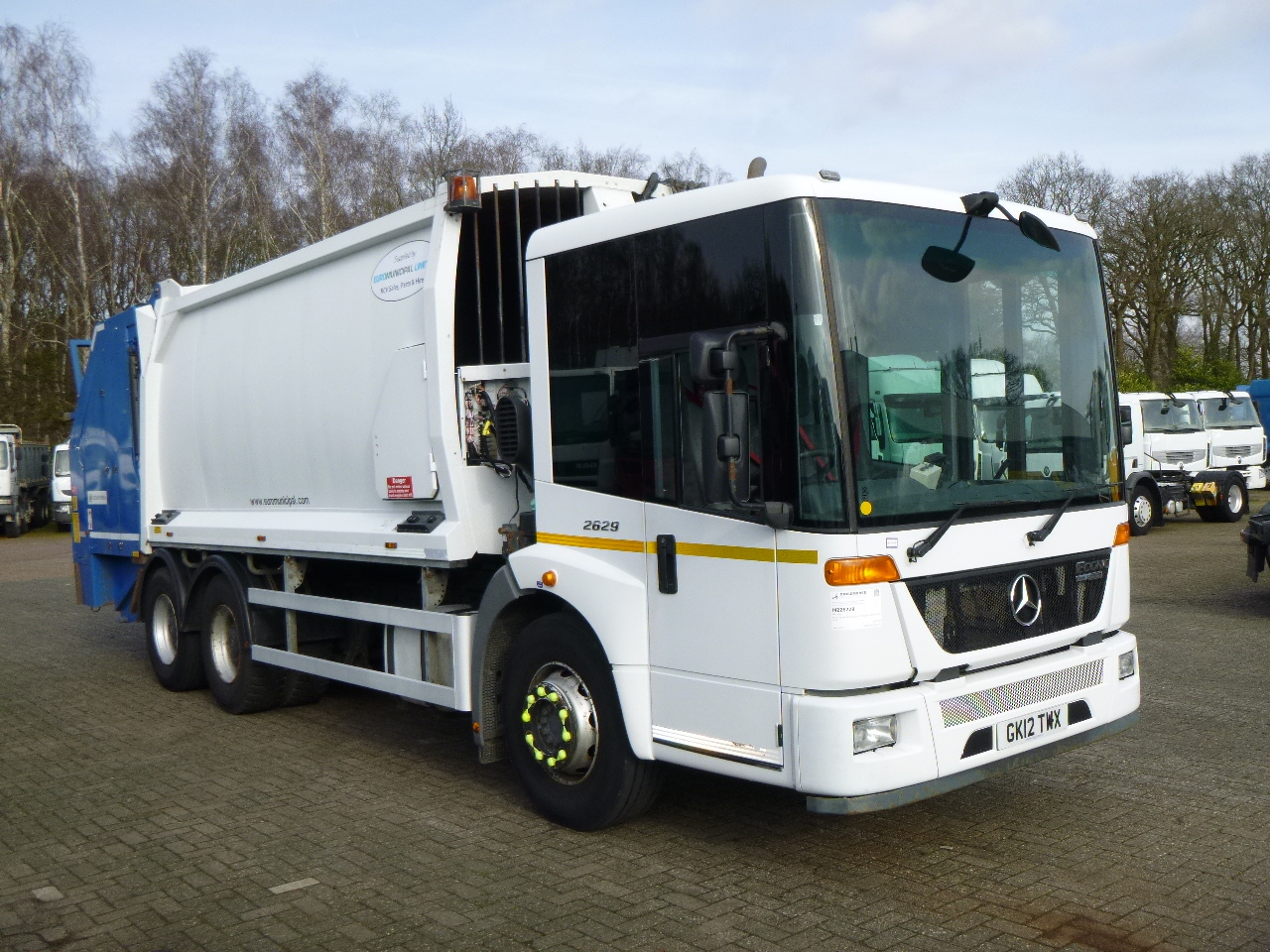Kamion za smeće Mercedes Econic 2629 6x4 RHD Euro 5 EEV Geesink Norba refuse truck: slika 2